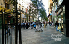 Shopping Street in Spain
