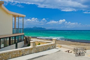 villa on the beach