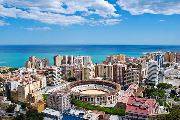 Malaga Spain Cityscape 