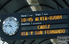 Train Station Sign in Spai